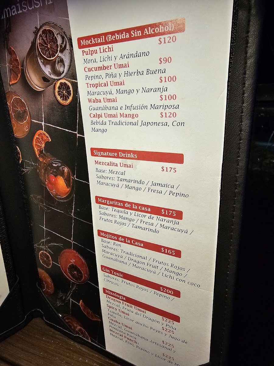 Umai Sushi Cumbres Menu - Image 3