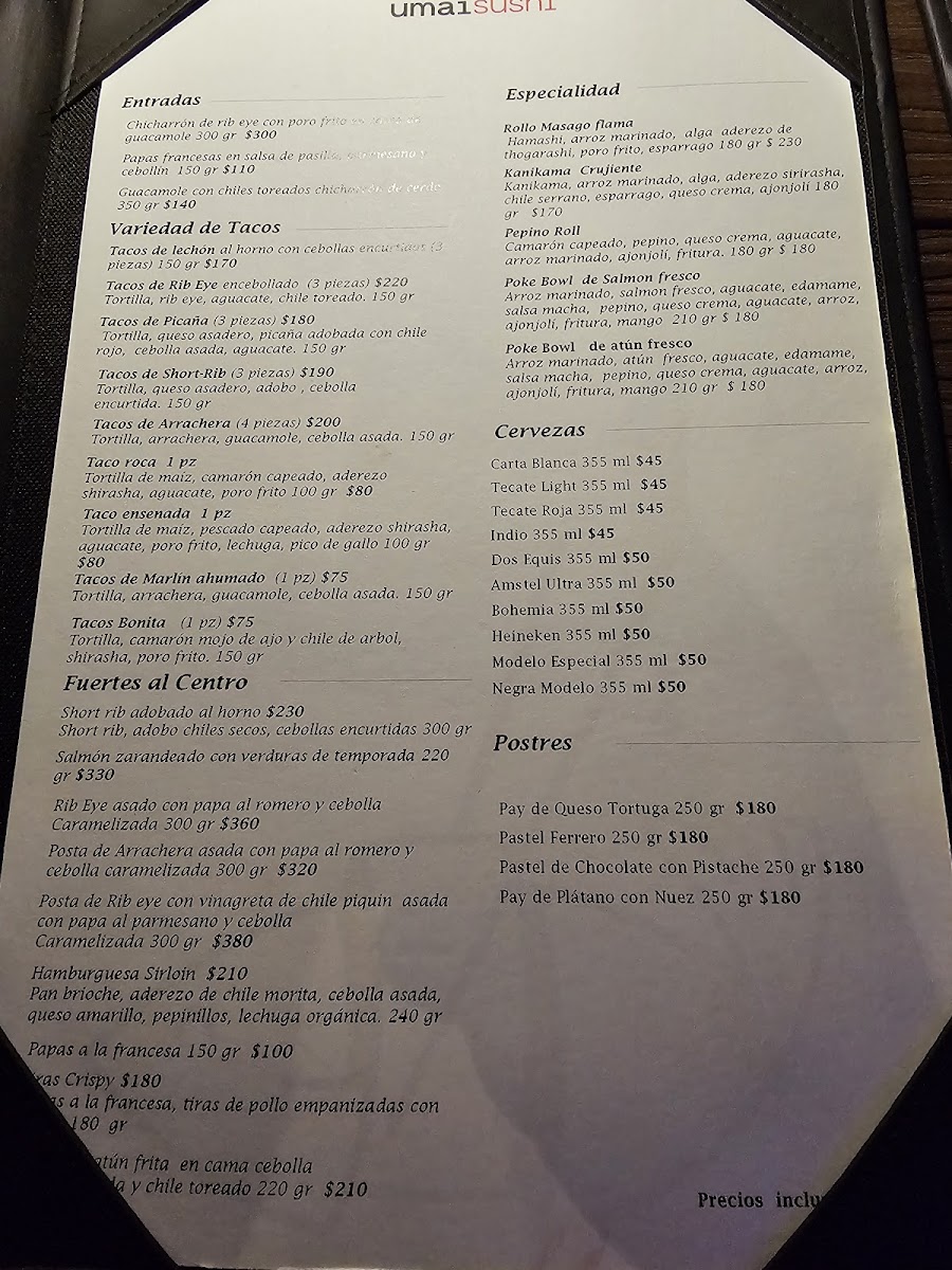 Umai Sushi Cumbres Menu - Image 4